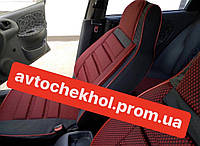 Модельные автомобильные чехлы "ПИЛОТ" ВАЗ 2103 (красный) код товара: LA1284