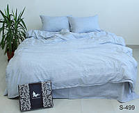 Сатиновый двуспальный комплект постельного белья на молнии, высокое качество S499
