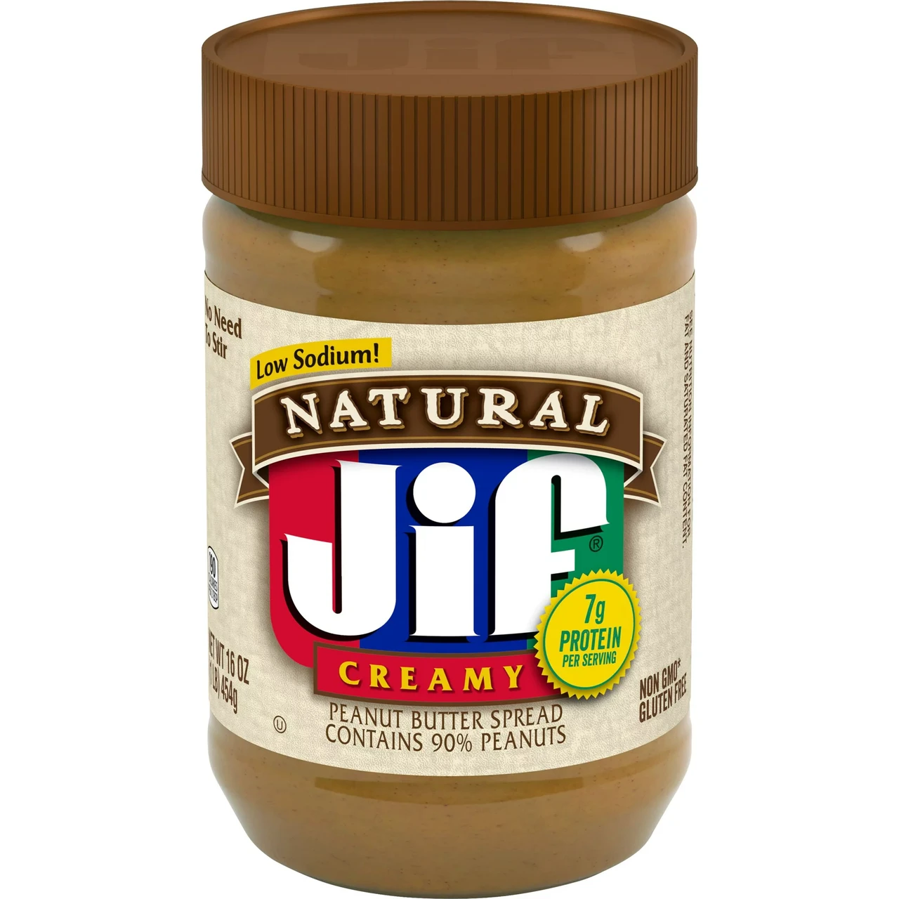 Арахісова паста JIF Creamy Peanut Butter 454g, фото 1