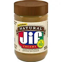 Арахисовая паста Jif Natural Creamy Peanut Butter 454