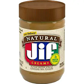 Арахісова паста JIF Creamy Peanut Butter 454g