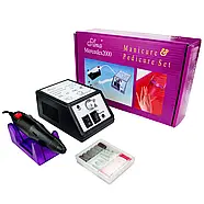 Стартовий набір для нарощування нігтів з лампою Sun One 48Вт з Фрезою для манікюру Lina Mercedes 2000 20Вт та гель лаками, фото 5