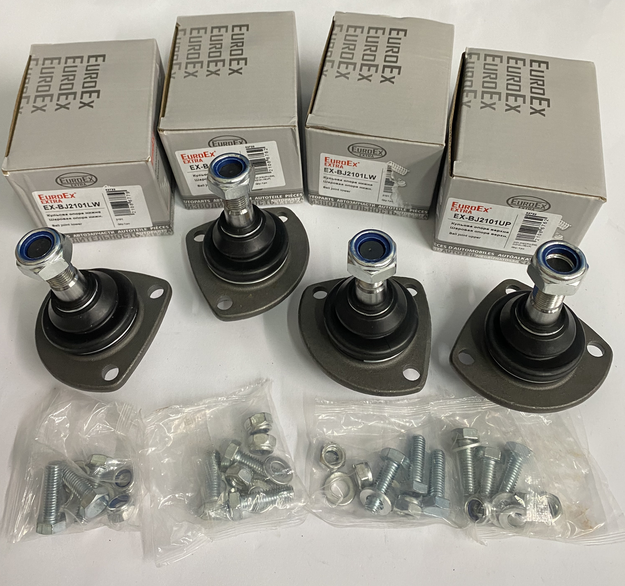Кульові опори (к-т 4 шт.) ВАЗ Нива 2121 EuroEX Угорщина, фото 1