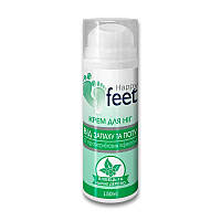 Крем для ніг від запаху та поту HAPPY FEET з протигрибковим ефектом (щоразівник і чайне дерево), 150 мл