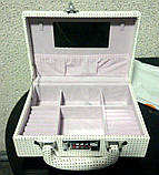 ❤️Скринька для прикрас туфелька, органайзер для ювелірних прикрас, біла, фото 2