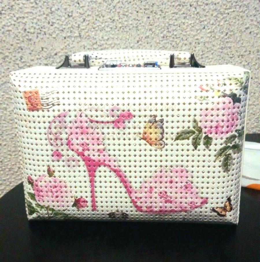 ❤️Скринька для прикрас туфелька, органайзер для ювелірних прикрас, біла, фото 1