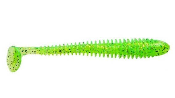 Силікон CrazyFish Vibro Worm 2.5" 20 6.5см 8шт