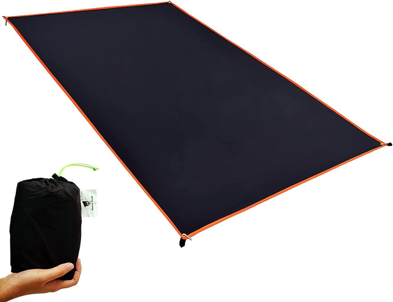 GEERTOP Ultralight Tent Footprint Водонепроницаемый Черный Брезентовый
