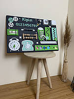 Універсальний бізіборд розвиваюча іграшка 40х60 см