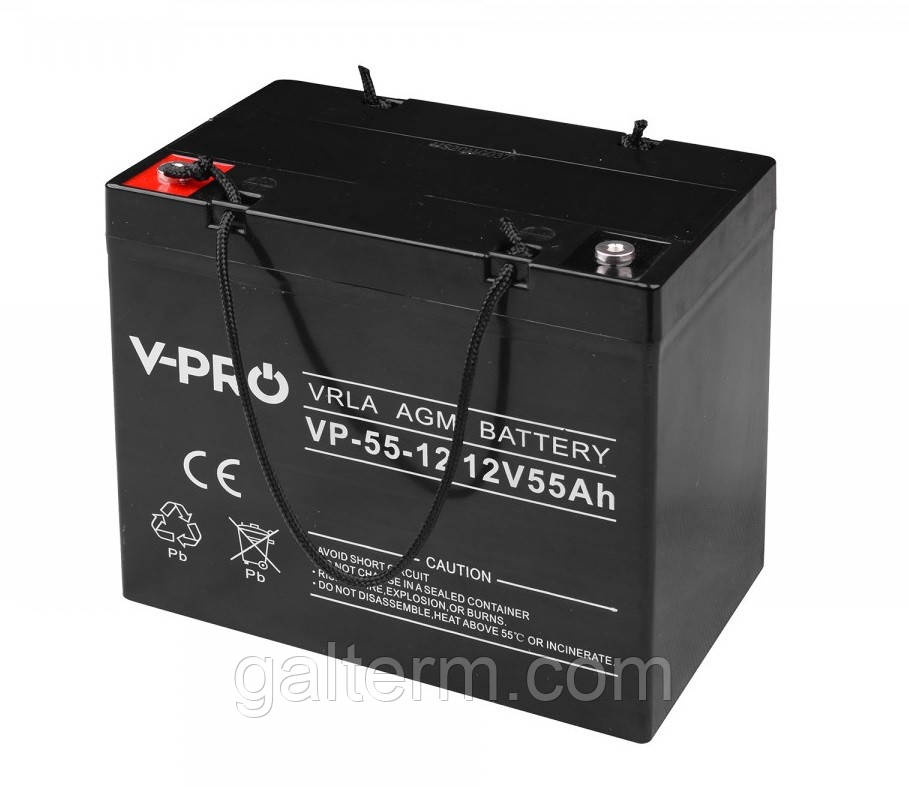 Акумулятор AGM Volt Vpro VP-55-12 12V 55Ah (Polska)