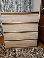Комод лайт 4 ящика дуб сонома направляючі телескопічні