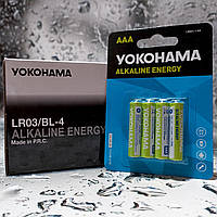 Батарейка AAA (R3) Yokohama Alkaline Energy BL-4 1.5 V