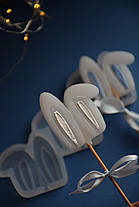 Силіконовий молд для льодяників "Вушка кролика"