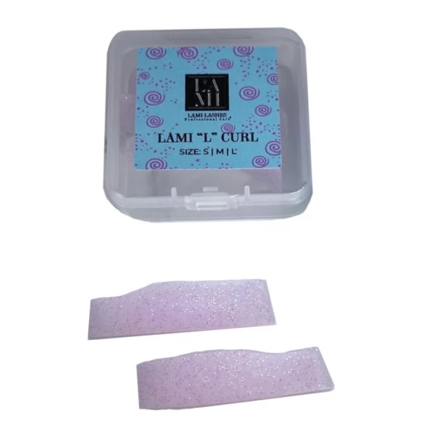 Набір бігуді Lami Lashes 3 пари L Curl для ламінування вій рожеві, фото 1