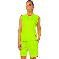 Форма баскетбольная женская Zelart Lingo Sprinter 8096W 2XL (48-50) Neon Green-Orange