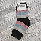 Шкарпетки жіночі середні зимові вовняні р.36-40 смужка асорті СТИЛЬ ЛЮКС ТЕРМО 604226812, фото 2