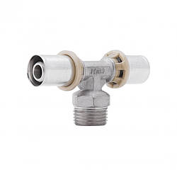 Прес-трійник із зовнішньою різьбою