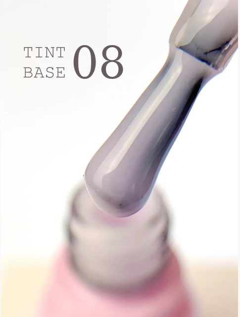 Каучуковая камуфлирующая пигментированная база для ногтей Toki-Toki Tint Base №8 5 мл