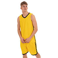 Форма баскетбольная мужская Zelart Lingo Sprinter 8023 5XL рост 185-190 см Yellow-Black