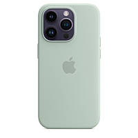 Чехол Apple Silicone Case iPhone 14 Pro Max MagSafe OEM Original 1:1 (Succulent) Фисташковый