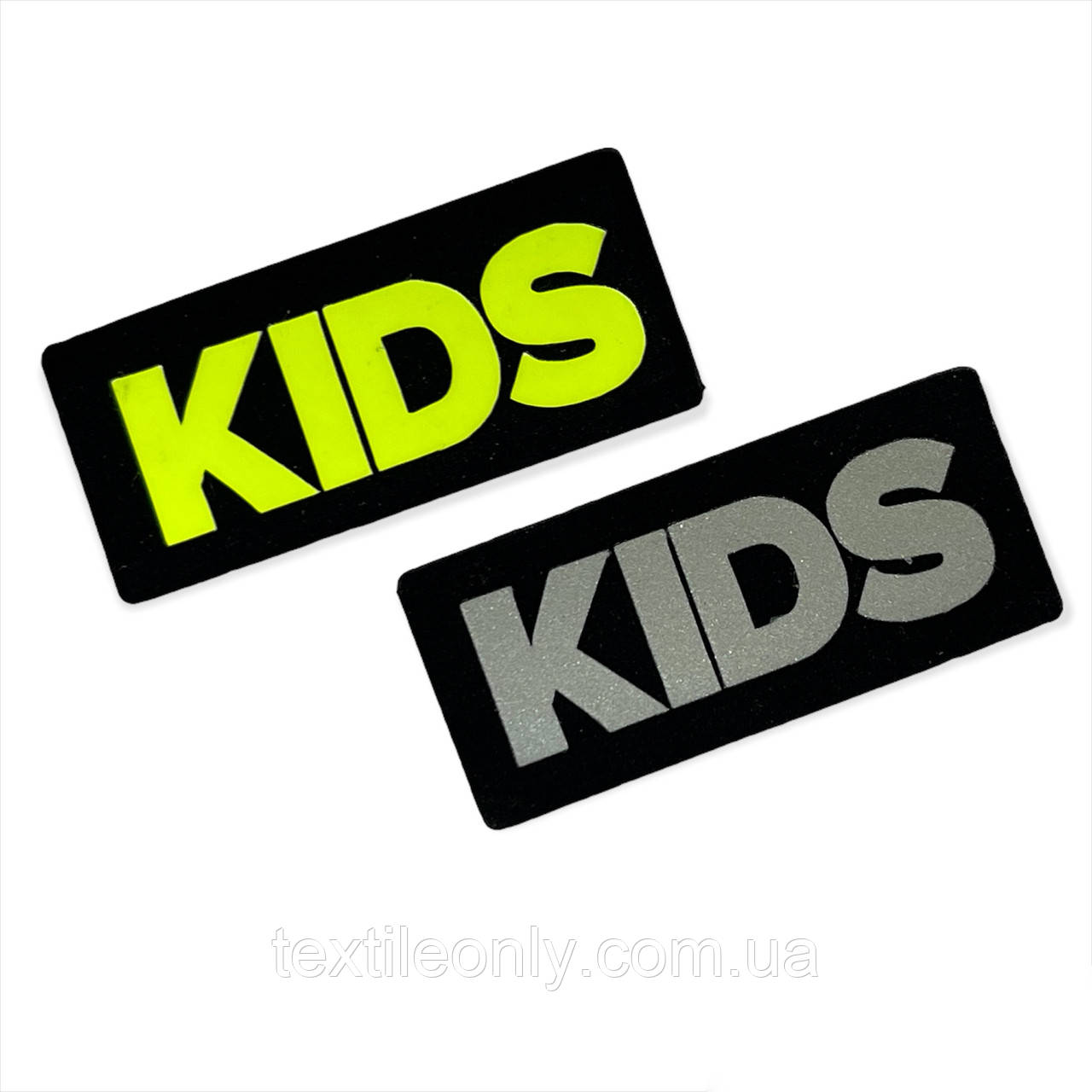 Нашивка Kids 35х15 мм різні кольори