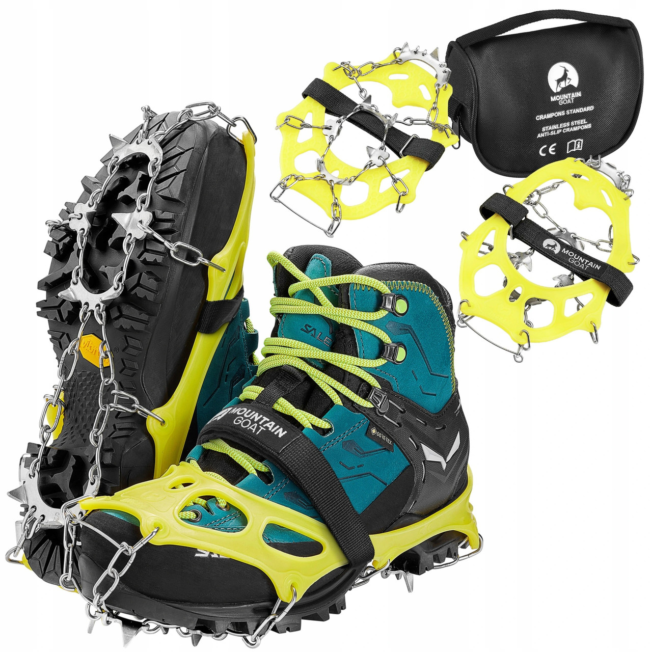 Льодоходи (ледоступи) на взуття Mountain Goat Standard 9 Nails MG0002 Size S .