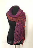Жіночий шарф Кольоровий амбре, фото 3