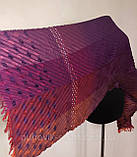 Жіночий шарф Кольоровий амбре, фото 5