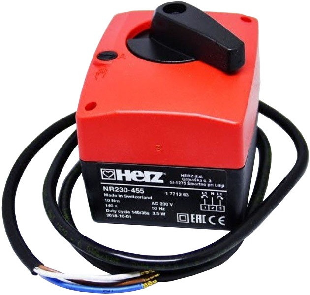 Електропривід для триходового змішувального клапана Herz (1771263)