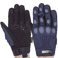 Мотоперчатки с закрытыми пальцами Zelart Madbike Sprinter 59B размер XL Dark Blue