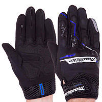 Мотоперчатки с закрытыми пальцами Zelart Madbike Sprinter MAD-62 размер M Black-Blue
