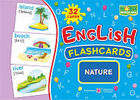 English: flashcards. Nature Природа. Набор карт на английском языке