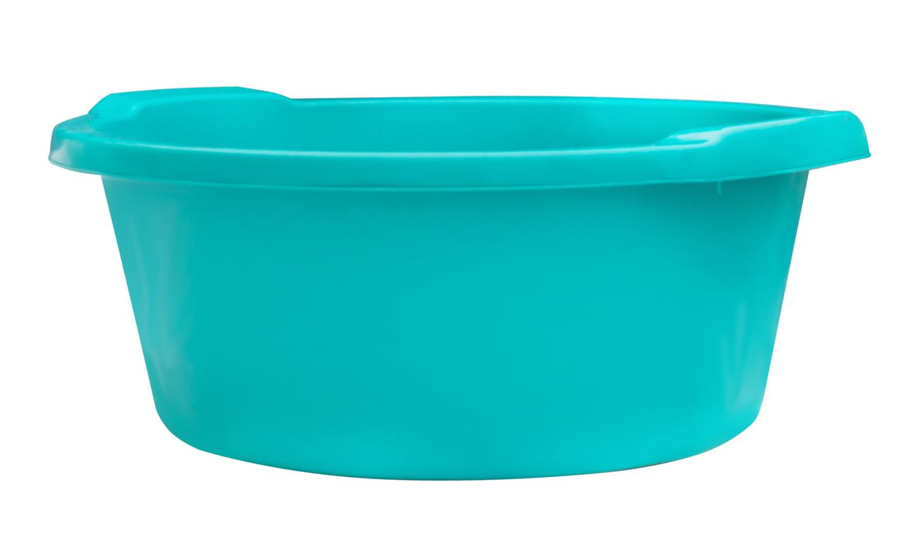 Таз пластиковий 12 літрів бірюзовий Ø 40.5 см h=16 см (ПолімерАгро)