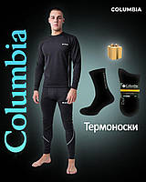 Термобілизна чоловіча Columbia термо білизна Коламбія зимова зимовий комплект чоловічої термобілизни колумбія+ термошкарпетки
