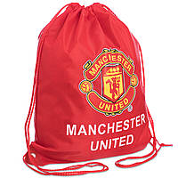 Сумка спортивний рюкзак-мішок Manchester Zelart 1015-MAN Red