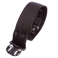 Ремень тактический пояс тактический Zelart Tactical Belt Action 5545 размер 120x5,5см Black