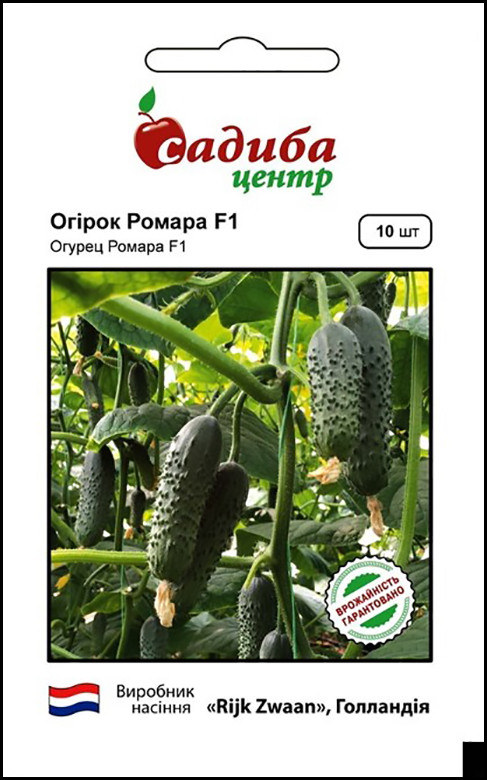 Огірок Ромара F1, 10 шт,Rijk Zwaan (Голландія)