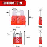 Набір запобіжників AUTO FUSE 800 шт. в органайзері, фото 2