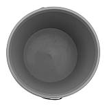 Відро пластикове 17 літрів з металевою ручкою металік Ø 33 см h=28 см (ПолімерАгро), фото 2