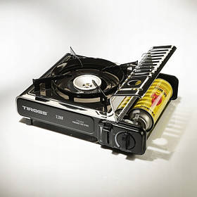 Портативна газова плита Tiross TS-265, валіза, 2200 Вт