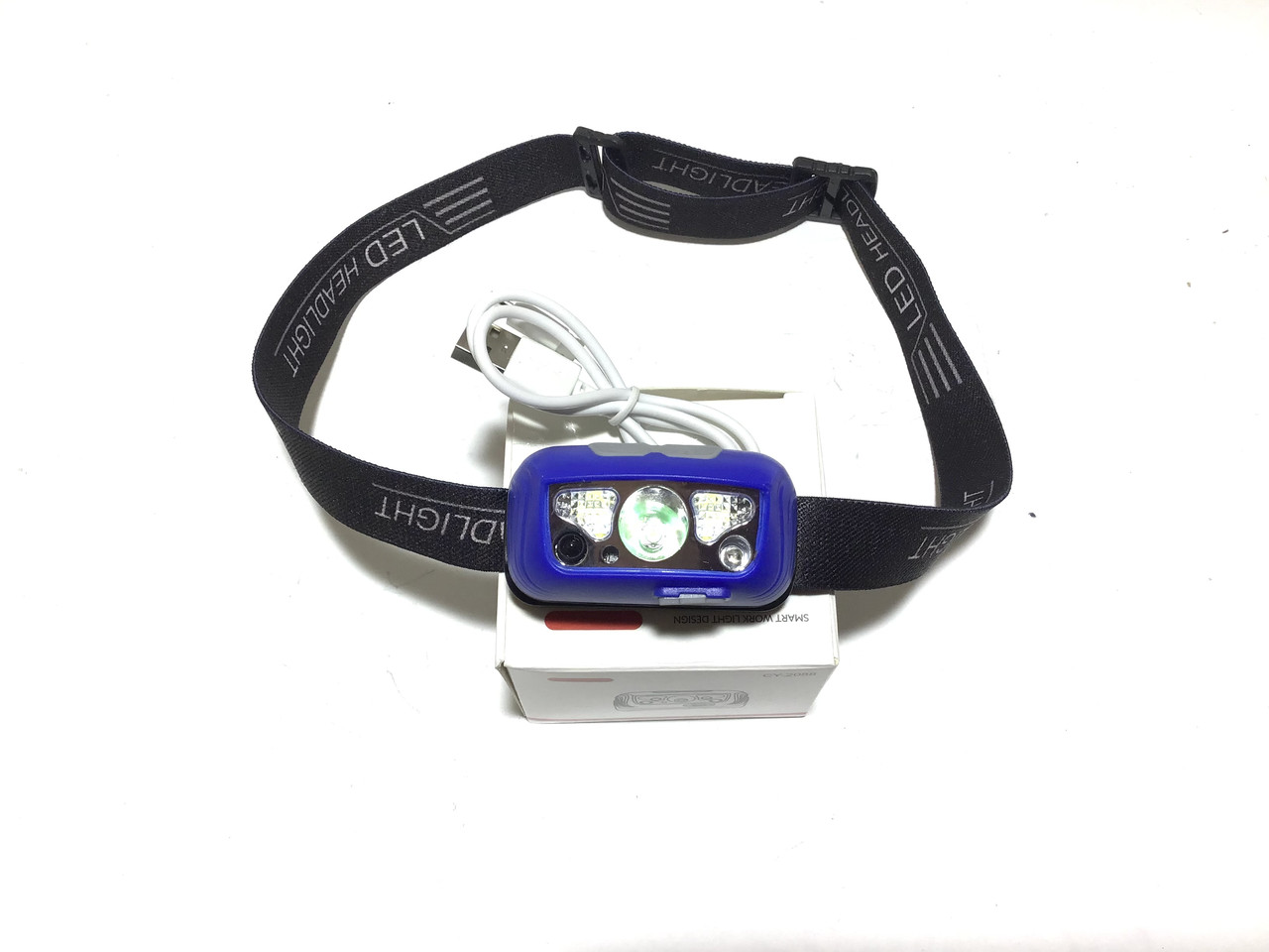 Світлодіодний ліхтарик з датчиком руху Led Headlamp CY-2088, фото 1
