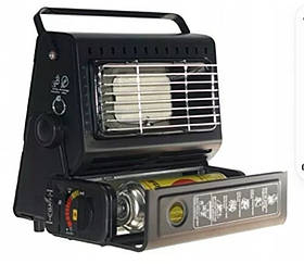 Портативна газова плита + нагрівач Rotary Heater, 1,3 кВт