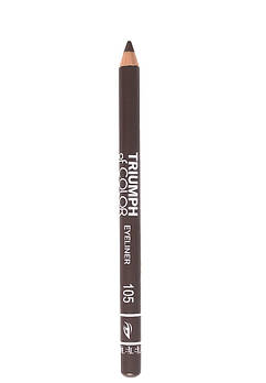Олівець для очей Triumph №105 темно-коричневий of Color дерев'яний TF