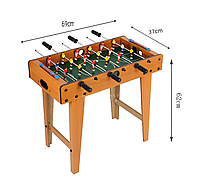 Футбольный стол для мини футбола деревянный 62 х 69 х 37 см