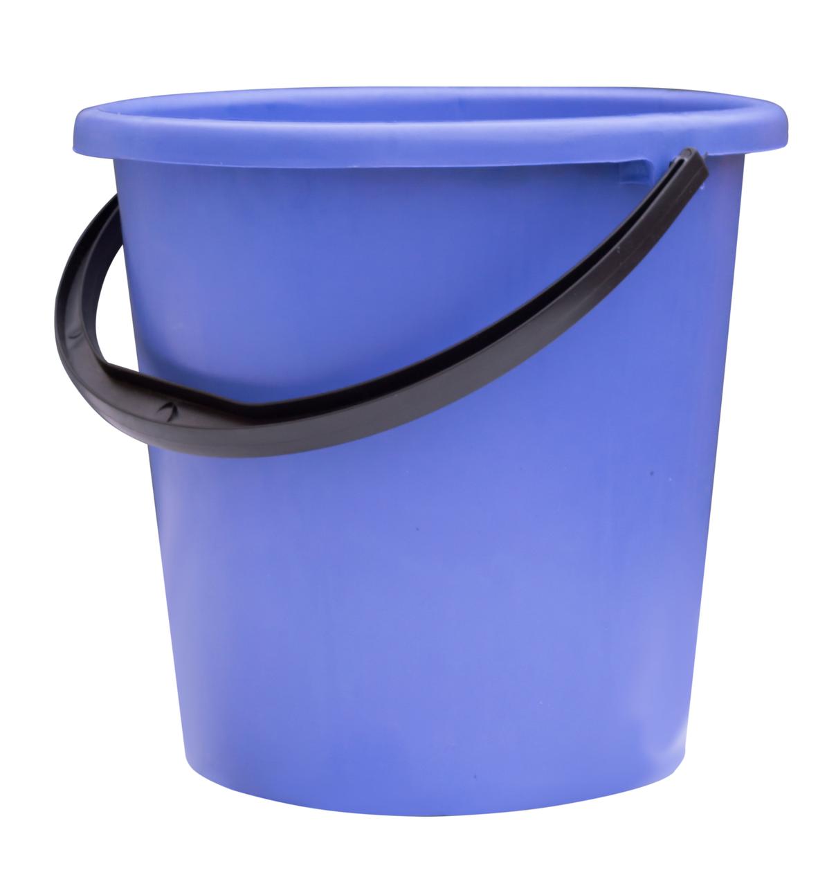Відро пластикове 10 літрів господарське фіолетове Ø 28.5 см h=25 см (ПолімерАгро)