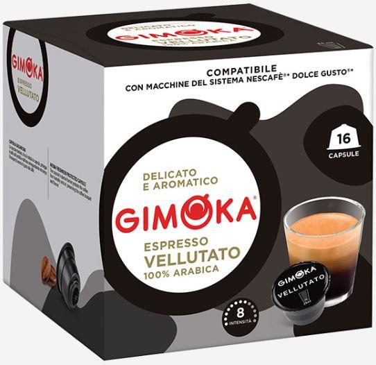 Кофе в капсулах Дольче Густо - Dolce Gusto Gimoka VELLUTATO