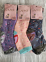 Жіночі шкарпетки "АЛІЯ" махрові асорті