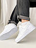 Чоловічі зимові кросівки Nike Air Force Reflect White (Білі) Взуття Найк Аір Форс Китай низькі шкіра хутро, фото 5