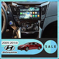 Штатная магнитола Hyundai Sonata VI (YF) экран 9" 2 16Gb 2010 - 2014 год Wi-Fi GPS Автомагнитола Хюндай соната