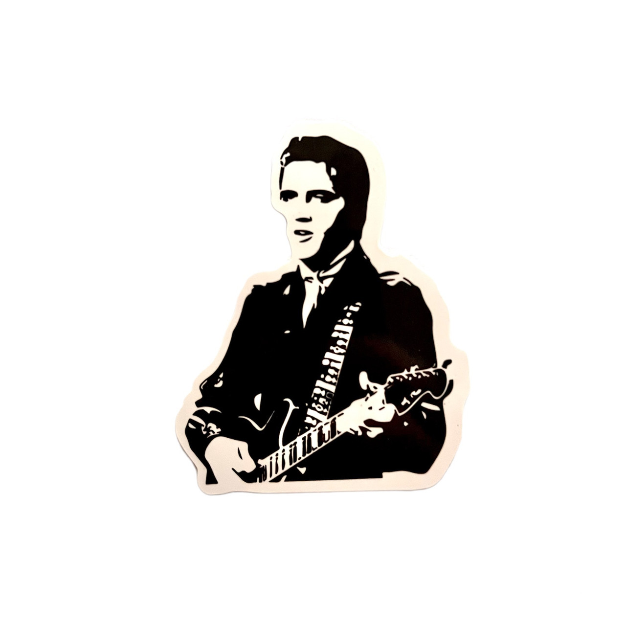 Наклейка стикер на гітару Elvis